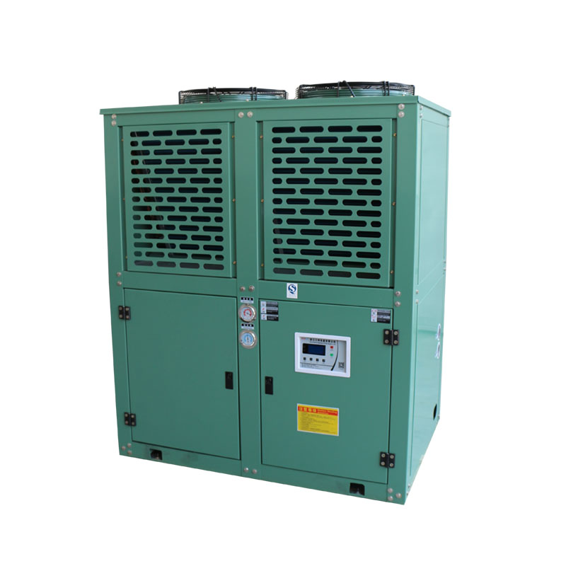 Air-cooled industrial water chiller